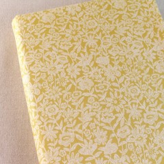 12 DIY Sewing Crafts Yellow Floral Cotton Quilting Fabric Squares Bundle Scraps