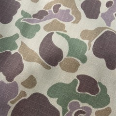 Nylon Cotton Grid Camouflage Fabric Tactical Training Suit Cloth DIY Clothes