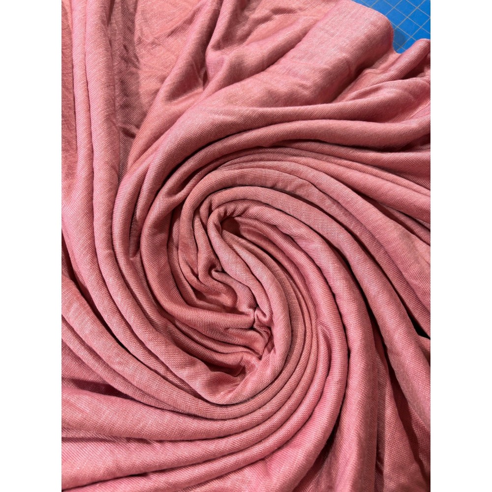 Dusty Rose Knit Tube – Apparel Fabric – By the yard- Stretch