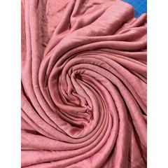 Dusty Rose Knit Tube – Apparel Fabric – By the yard- Stretch