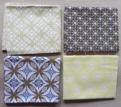 25 Fat Quarters, Assorted Geometric Patterns, Multicolor 18″x21″ Cotton Fabric 2