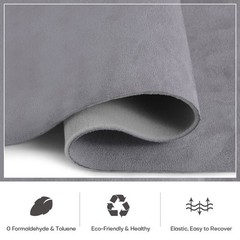 85/96/108” Suede Headliner Fabric 57″ W Car Roof Liner Replacement Foam Back US