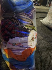 Bag of Random Fabric for Sewing Projects Quilting Crafts DIY Projects