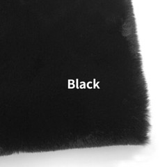Solid Faux Rabbit Fur Fabric Plush Thick Fluffy Furry Cloth for Sewing By Meter