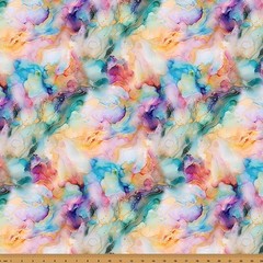 Flourish By Hoffman Fabrics – Multi Floral Wave #X5628-130