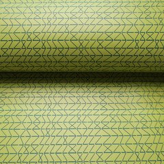 Vinyl Faux Leather Upholstery Fabric – 54″, Geometric Zigzag, 4 Colors – By the