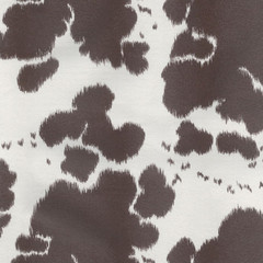 Cow Print Vinyl, Smooth Textured Animal Hide Pattern Faux Leather, Embossed Upho