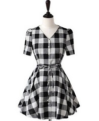 Red, Green, Blue, White, Plaid Yarn-Dyed Cotton Shirting