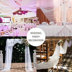 Havii 54 X 20 Yards 60 Ft White Tulle Rolls Bolt For Wedding Birthday Party