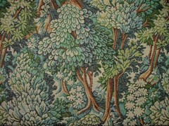Tapestry Curtain Upholstery Fabric Woodland Forest Tree Cushion 15 Metre Roll