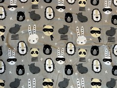 Apparel Fabric Remnants 10LBS Assorted Colors Styles with Floral Animal Patterns