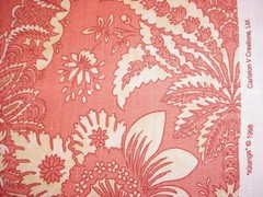 1-1/2Y Carleton V Kilanga French Floral Handprinted Drapery Upholstery Fabric