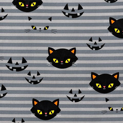 Alexander Henry- “Hide-N-Go Kitty” Halloween Cat – One Yard