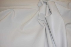 Softy vinyl upholstery Leather White Solid Soft fabric 55″ per yard