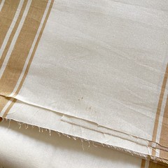 Schumacher Fabric Brentwood Stripe 4.5 Yards Linen Cotton Neutral Colorway
