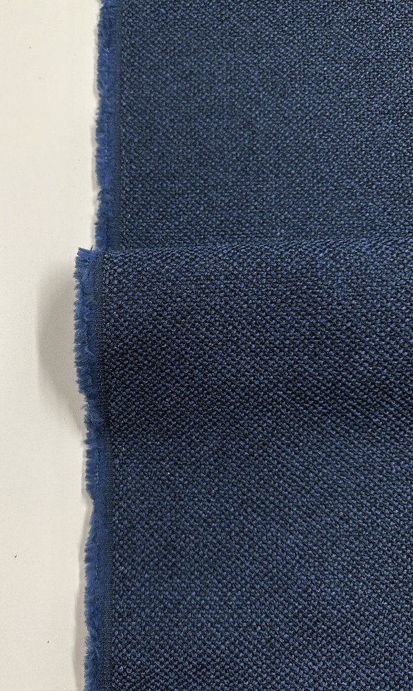 Designtex Adler in Indigo, 12yards+, Textured Upholstery W/ Stain Repell