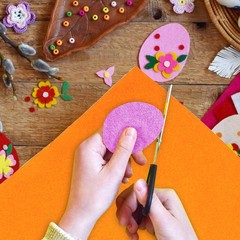20PCS Orange Felt Sheets, 8×12, 1.4mm Thick, Soft, Handicraft, DIY, Sewing