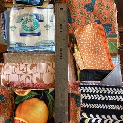 Quilting Fabric Scraps Lot 1 Lb Multicolor Mixed Pattern Pieces Quilting Crafts