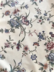 Margin Designs Fabric Jacobean Chintz Floral 6.75 Yards x 53″ Satin Feel