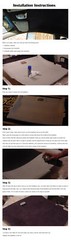 Foam Backed Automotive Suede Headliner Fabric Car Roof Interior Replacement