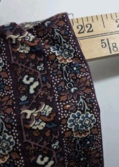 Fabric Country Fabric Piece ~42″ X ~35″ Floral Design Purple Blue Hippie Boho