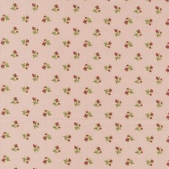 Sweet Liberty Accent Floral Bloom Pink by Brenda Riddle for Moda 1/2 Yard