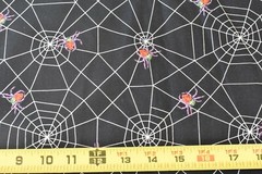 By 1/2 Yd, Lavender & Red Spiders on White & Black Cotton, Andover, Carle, P7071