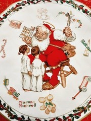 Wamsutta Hallmark Fabric 12 yds 17 In x 44 CHRISTMAS Holiday Norman Rockwell