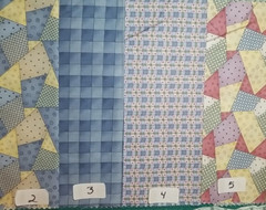 Your Choice Debbie Mumm Patchwork Pastels Geometrics cotton quilting Fabric