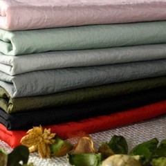 70D Corrugated Nylon Waterproof Fabric DIY Down Jacket Apparel Sewing Material