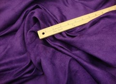 PURPLE Faux Micro Suede upholstery fabric Polyester upholstery drapery