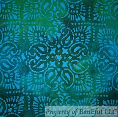 BonEFul FQ Cotton Quilt Rainbow Color Tonal Bright Paisley Swirl Texture Blender