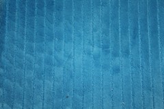 AZURE BLUE MINKY CUDDLE RIBBED PLUSH KNIT SEW QUILT CRAFT FABRIC BTY + PRECUTS