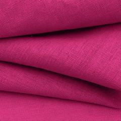 NSGZ Hot Pink Linen Cotton Fabric 1 Yard 61″ Wide, Linen Cotton Blend |