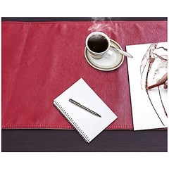 TORRAMI Soft Synthetic PU Fabric Material Faux 54 inch x 23 inch, Burgundy