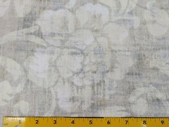Colleen in Mineral BTY Richloom 100% Cotton Slub 54″ Wide Floral Gray