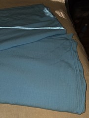 Soft Blue 5.5 Yards X 58″ W. Cotton/Rayon? Very Soft And Flowy. 0714809