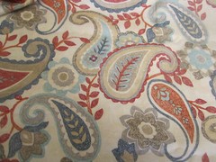 Richloom Solarium Indoor Upholstry Fabric Floral Paisley 2yd 35″ x 56 2019