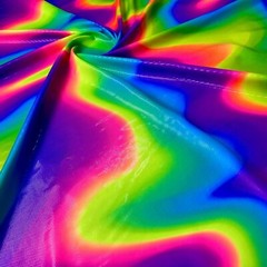 Stretch Spandex Fabric Psychedelic Multicolor Print 60″wide by yard for Swimwear