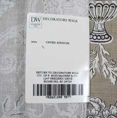 Decorators Walk 100% Cotton Fabric Cherubs Weymouth 3 Designer Samples NWT