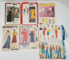Lot of 23 Assorted Sewing Patterns Butterick Simplicity McCalls Easy Sew