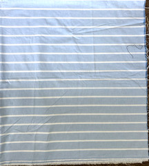 Brother Textile White Blue Striped Pillow Case Ticking upHolstery Cotton 68″x44″