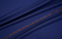 Blue Solid Plain Suiting Fabric Cashmere Wool