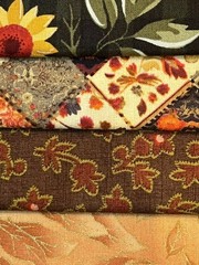 Quilting Fabric Lot – 10 Fat Quarters, Fall/Autumn + 1 FREE!