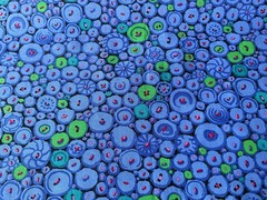 Kaffe Fassett, 6 Fat Quarters in a Mix of Blues. Some OOP/HTF. New,All Beautiful