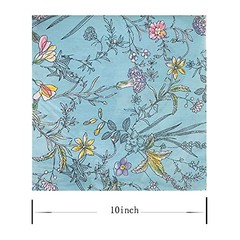 10″ x 10″ 50 PCS 100% Cotton Fabric Bundles for Quilting Sewing DIY & Quilt B…