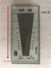 Glass Fabric Weft Warp Density Mirror Warp and Weft Density Scale Measuring