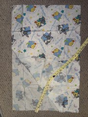 VINTAGE TWEETY BIRD~BUGS BUNNY BABY SLEEPING 1998 Looney Tunes FABRIC