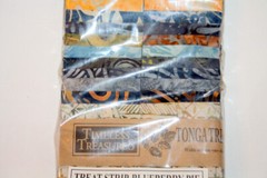 TONGA TREATS JELLY ROLL BLUEBERRY PIE FROM TIMELESS TREASURES 100% COTTON FABRIC