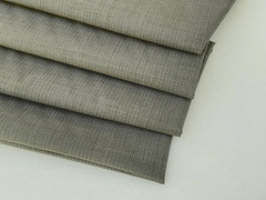 PURE WOOL EARTHY GREY PIN-STRIPE LUXURY TAILORING MADE IN ITALY FOR KITON E121